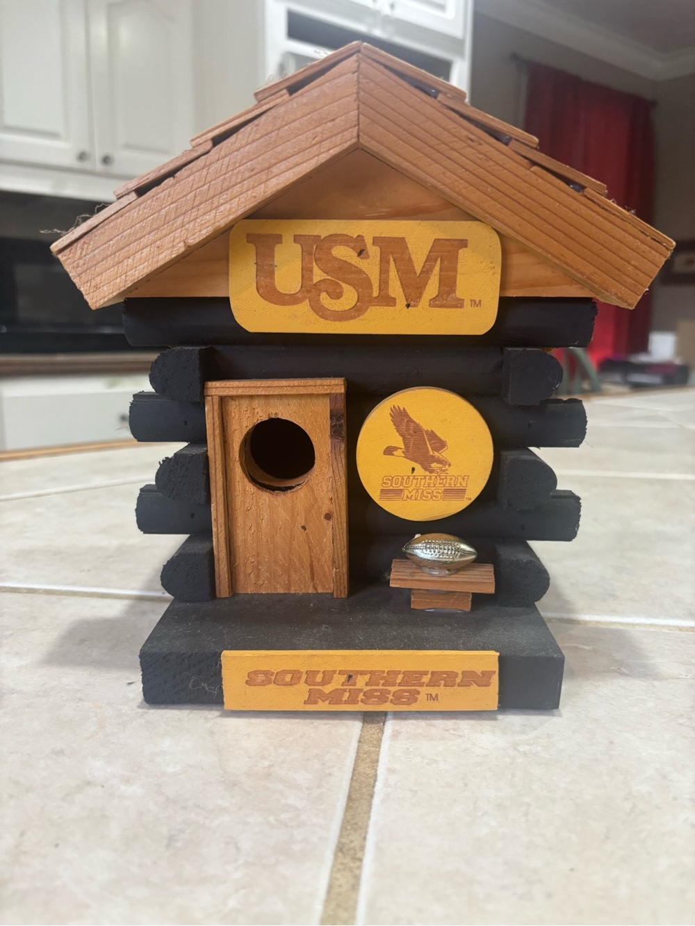 USM Southern Miss Wooden Birdhouse